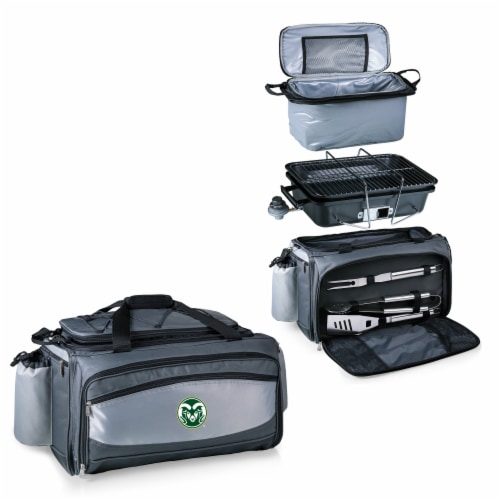 Colorado State Rams - Vulcan Portable Propane Grill & Cooler Tote Perspective: top