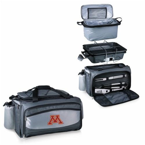 Minnesota Golden Gophers - Vulcan Portable Propane Grill & Cooler Tote Perspective: top