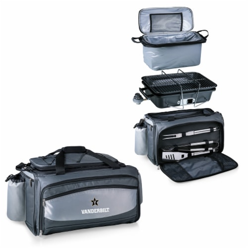 Vanderbilt Commodores - Vulcan Portable Propane Grill & Cooler Tote Perspective: top