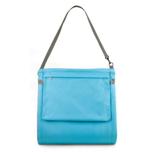 Beachcomber Portable Beach Chair & Tote, Blue Perspective: top
