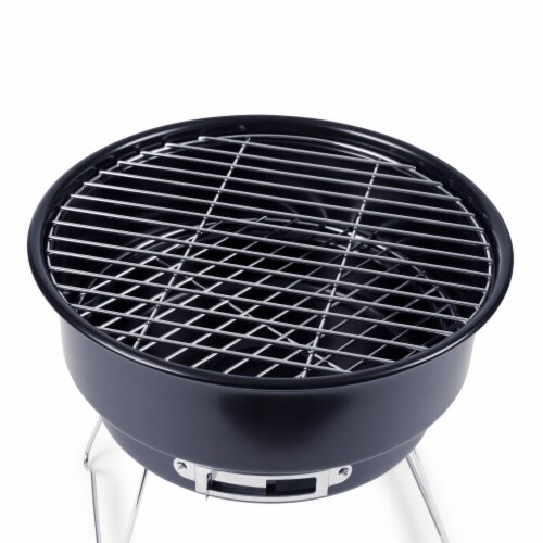 Picnic Time Caliente Portable Charcoal BBQ & Cooler Tote Perspective: top