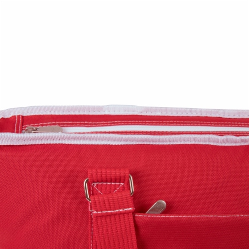 Topanga Cooler Tote Bag, Red Perspective: top