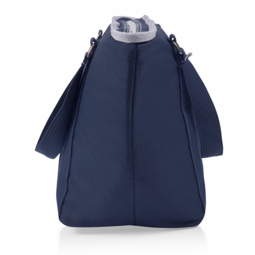 Topanga Cooler Tote Bag, Navy Blue Perspective: top