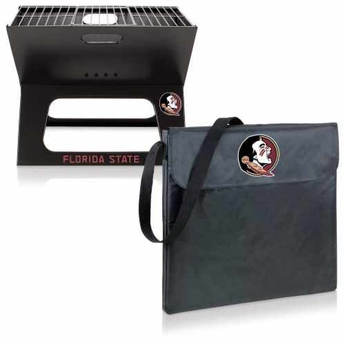 Florida State Seminoles - X-Grill Portable Charcoal BBQ Grill Perspective: top