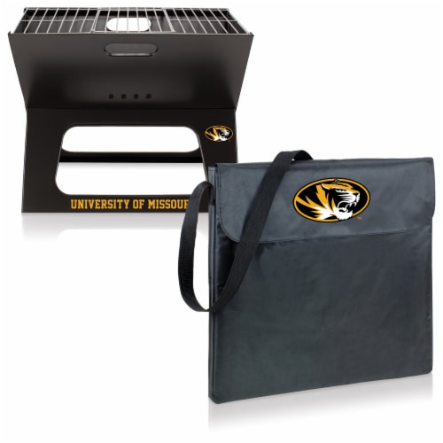 Missouri Tigers - X-Grill Portable Charcoal BBQ Grill Perspective: top