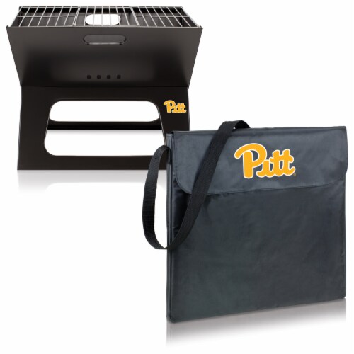 Pitt Panthers - X-Grill Portable Charcoal BBQ Grill Perspective: top