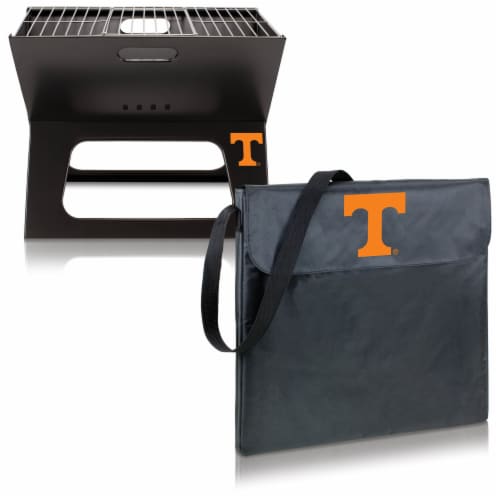 Tennessee Volunteers - X-Grill Portable Charcoal BBQ Grill Perspective: top