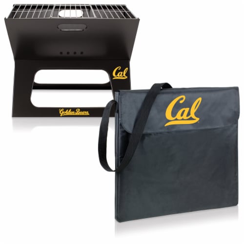 Cal Bears - X-Grill Portable Charcoal BBQ Grill Perspective: top