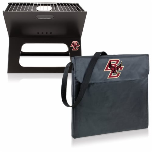 Boston College Eagles - X-Grill Portable Charcoal BBQ Grill Perspective: top