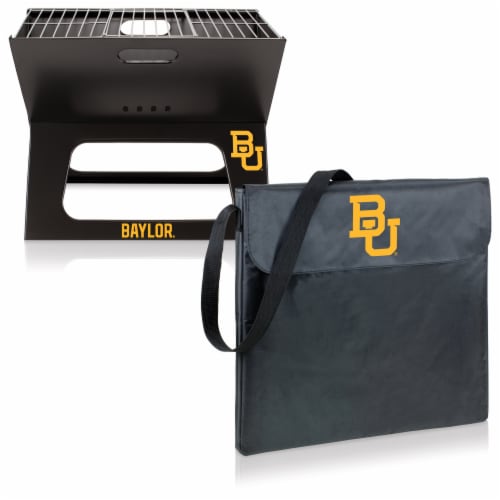 Baylor Bears - X-Grill Portable Charcoal BBQ Grill Perspective: top