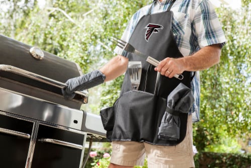 Atlanta Falcons - BBQ Apron Tote Pro Grill Set Perspective: top