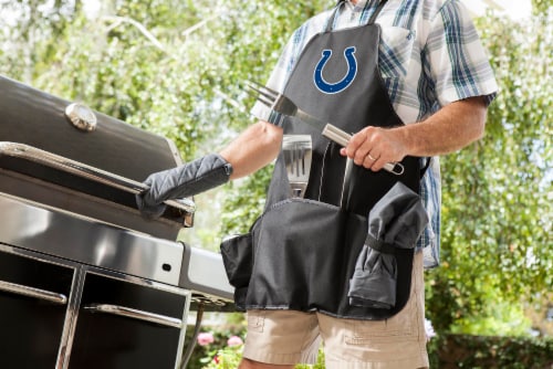 Indianapolis Colts - BBQ Apron Tote Pro Grill Set Perspective: top