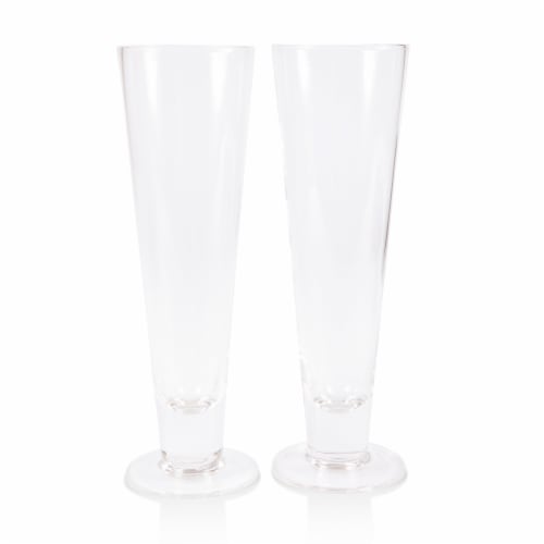 Pilsner Beer Glass Gift Set Perspective: top