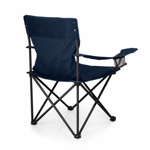 PTZ Camp Chair, Navy Blue Perspective: top