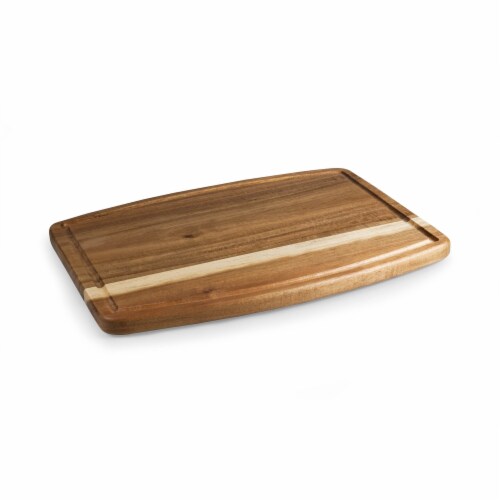 Ovale Acacia Cutting Board, Acacia Wood Perspective: top
