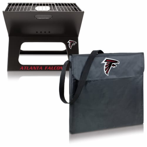 Atlanta Falcons - X-Grill Portable Charcoal BBQ Grill Perspective: top