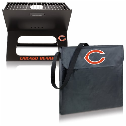Chicago Bears - X-Grill Portable Charcoal BBQ Grill Perspective: top