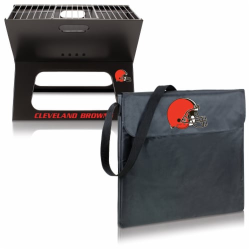Cleveland Browns - X-Grill Portable Charcoal BBQ Grill Perspective: top
