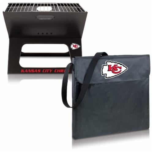 Kansas City Chiefs - X-Grill Portable Charcoal BBQ Grill Perspective: top