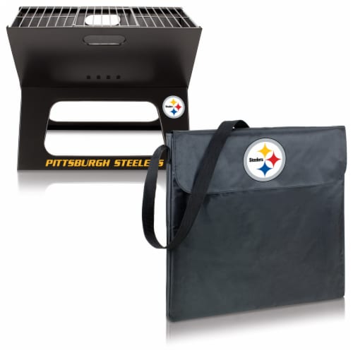 Pittsburgh Steelers - X-Grill Portable Charcoal BBQ Grill Perspective: top
