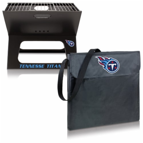 Tennessee Titans - X-Grill Portable Charcoal BBQ Grill Perspective: top