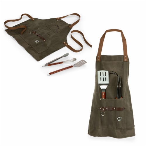 Los Angeles Chargers - BBQ Apron with Tools & Bottle Opener Perspective: top