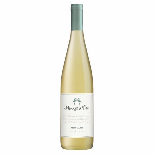 Menage a Trois Moscato California White Wine Perspective: top