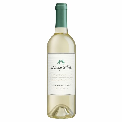 Menage a Trois Sauvignon Blanc California White Wine Perspective: top