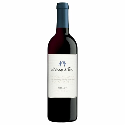 Menage a Trois Merlot Red Wine Perspective: top