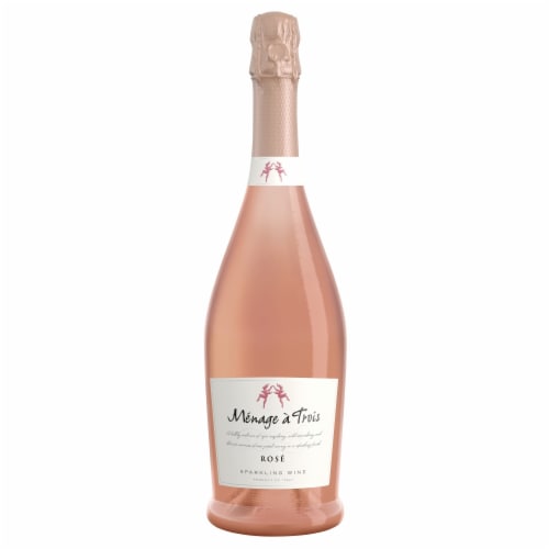 Menage a Trois Rose Sparkling Wine Perspective: top