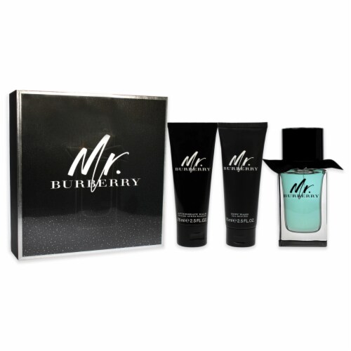 Mr. Burberry by Burberry for Men 3 Pc Gift Set 3.3oz EDT Spray 2.5oz After Shave Balm 1 unit Baker s