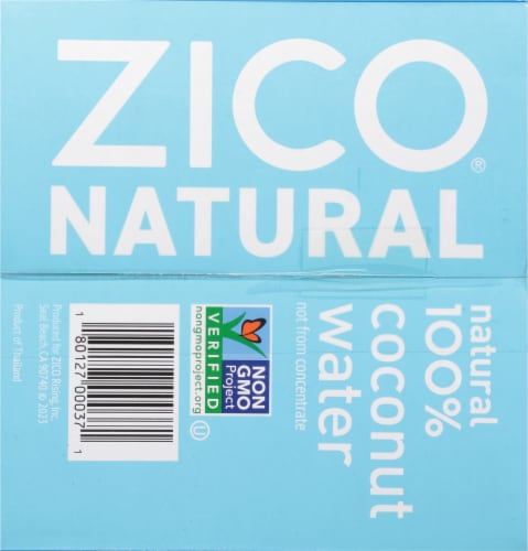 Zico® Natural 100% Coconut Water Perspective: top