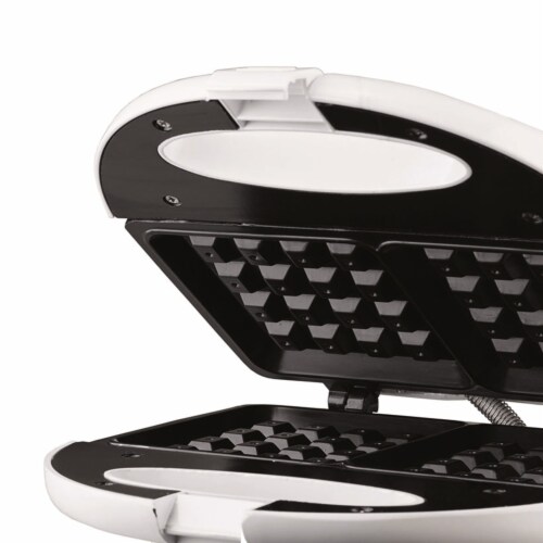 Brentwood Waffle Maker - White Perspective: top