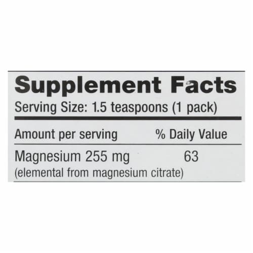 Natural Vitality Natural Magnesium Calm - 30 Packets Perspective: top