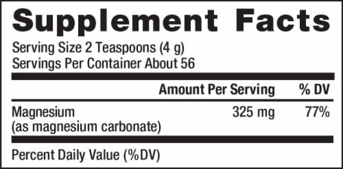 Natural Vitality CALM Orange Magnesium Supplement Drink Mix Perspective: top
