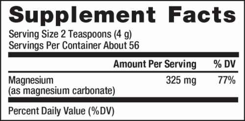 Natural Vitality CALM Orange Magnesium Supplement Drink Mix Perspective: top