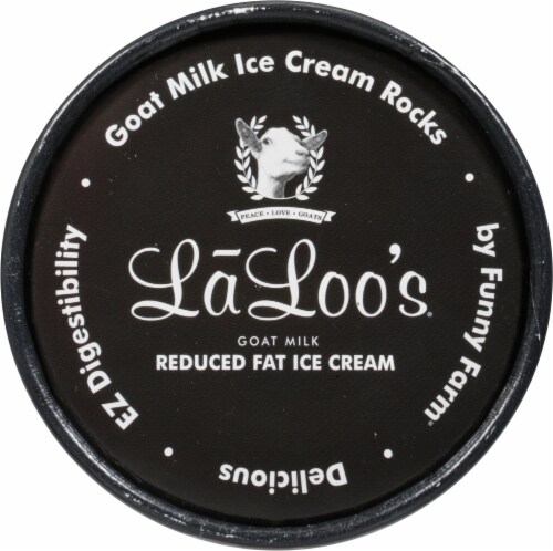 LaLoo's Vanilla Snowflake Ice Cream Perspective: top