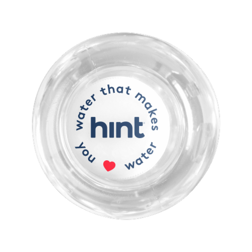 Hint® Strawberry Kiwi Flavored Bottled Water Perspective: top