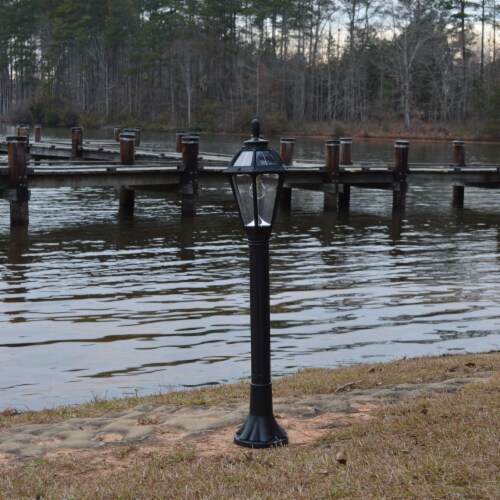 Polaris Bollard Solar Light - Black Perspective: top