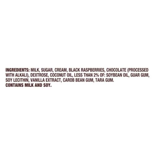 Talenti Black Raspberry Chocolate Chip Gelato Pint Perspective: top