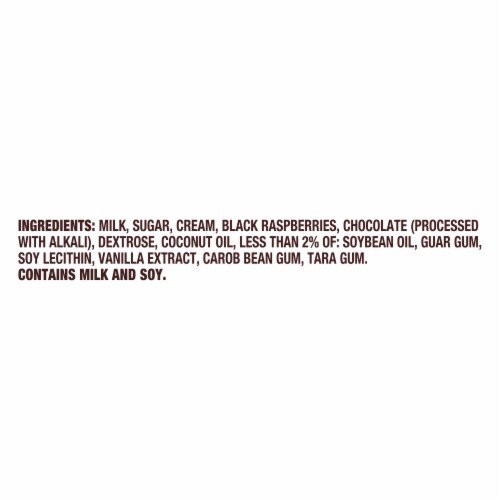 Talenti Black Raspberry Chocolate Chip Gelato Perspective: top