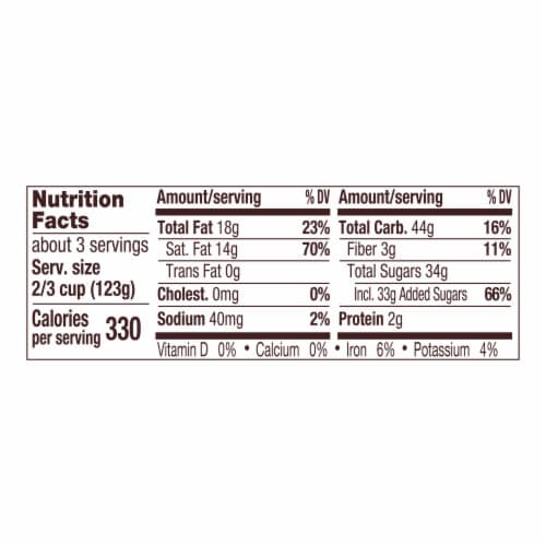 Talenti Non-Dairy Sorbetto Layers Coconut Chocolate Cookie Ice Cream Perspective: top