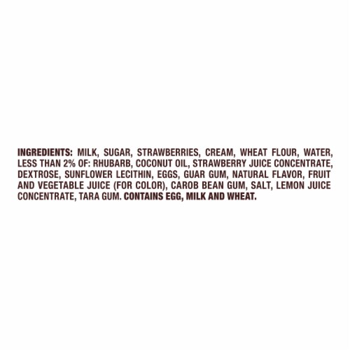 Talenti Layers Strawberry Shortcake Gelato 1 Pint Perspective: top