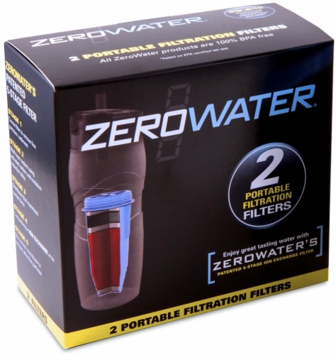 ZeroWater® 5-Stage Ion Exchange Replacement Water Filter Perspective: top