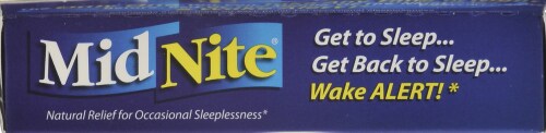 MidNite Sleep Aid Tablets Perspective: top