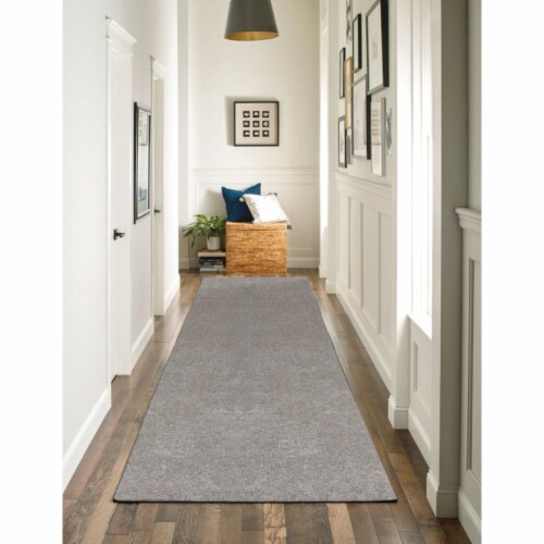 Floorigami 9 In. x 36 In. Chiaroscuro Tri-Tone Indoor Carpet Tile (12-Pack) Perspective: top