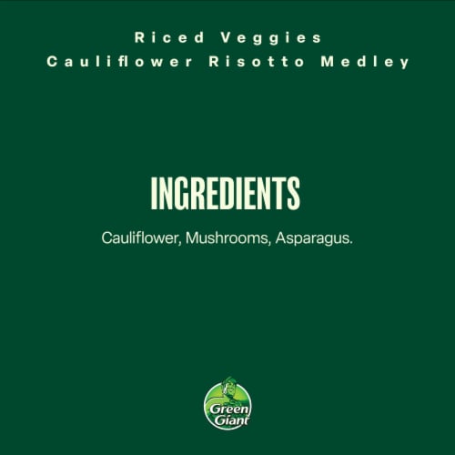 Green Giant Riced Veggies Cauliflower Risotto Medley Perspective: top