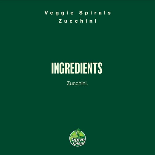Green Giant Zucchini Veggie Spirals, Gluten-Free Perspective: top