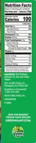 Green Giant Smashed Crispy Sea Salt & Black Pepper Potatoes Perspective: top