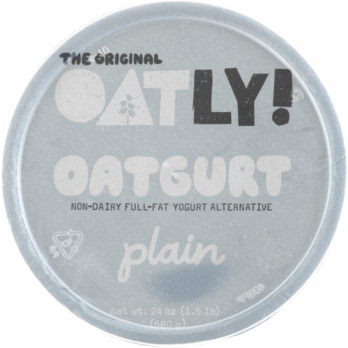 Oatly Plain Full Fat Oatgurt Perspective: top